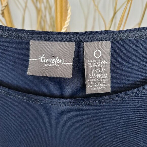 Chico's Travelers Tunic Womens 0 (Small) - Picture 4 of 7